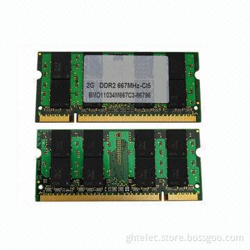 Laptop full compatible DDR2 2GB RAM memory works w/motherboards/667mhz 128MB x 8/ETT original chips